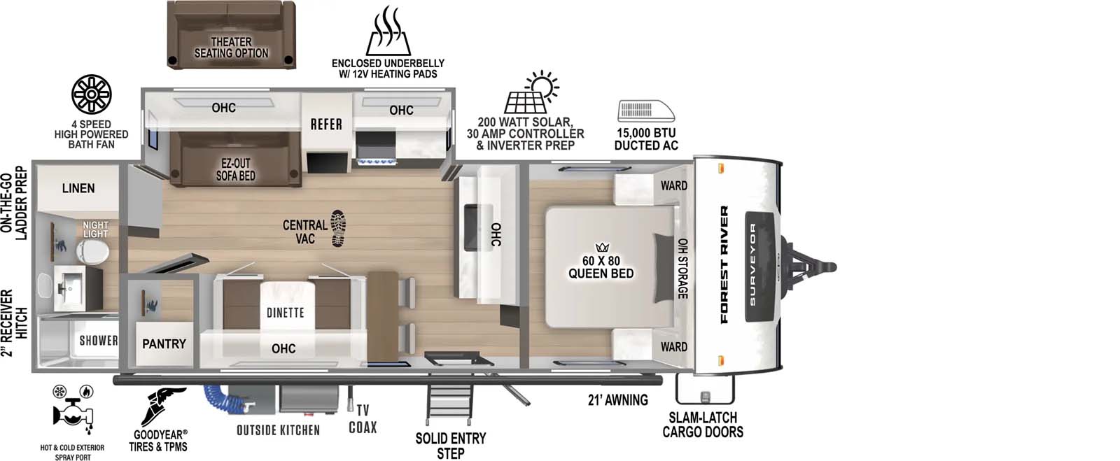 265RBLE Floorplan Image